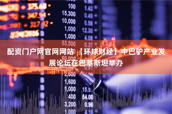 配资门户网官网网站 【环球财经】中巴驴产业发展论坛在巴基斯坦举办